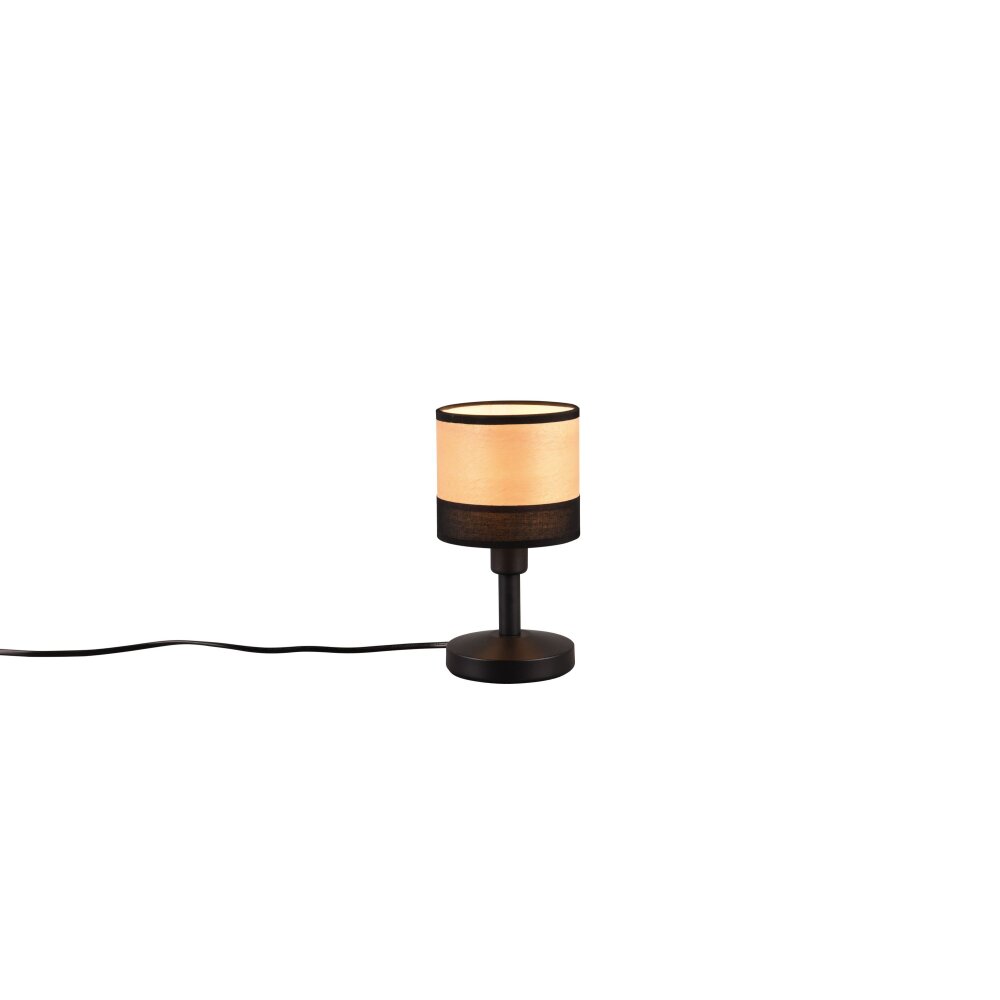 Lampe de table Reality BOLZANO Noir, 1 lumière main product photo