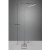 Lampadaire Reality TORO LED Gris, 1 lumière