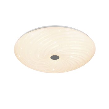 Plafonnier Reality GRAVITY LED Blanc, 1 lumière, Télécommandes