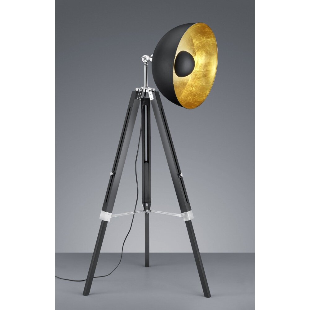 Lampadaire Trio LIÈGE Noir, 1 lumière main product photo