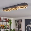 Plafonnier Taboneira LED Écru, Noir, 3 lumières