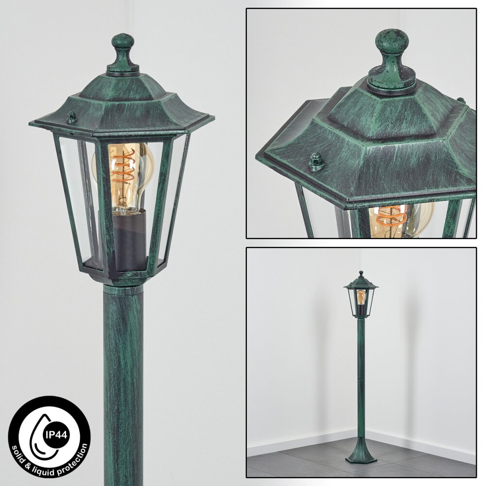 Borne lumineuse Loria Vert, Noir, 1 lumière main product photo