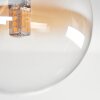 Plafonnier - Verre 10 cm, 12 cm, 15 cm Chehalis Ambre, Clair, 10 lumières