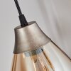 Suspension Echallens Argenté, 7 lumières