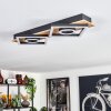 Plafonnier Taboneira LED Écru, Noir, 2 lumières