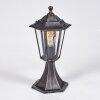 Borne lumineuse Loria Noir, Argenté, 1 lumière