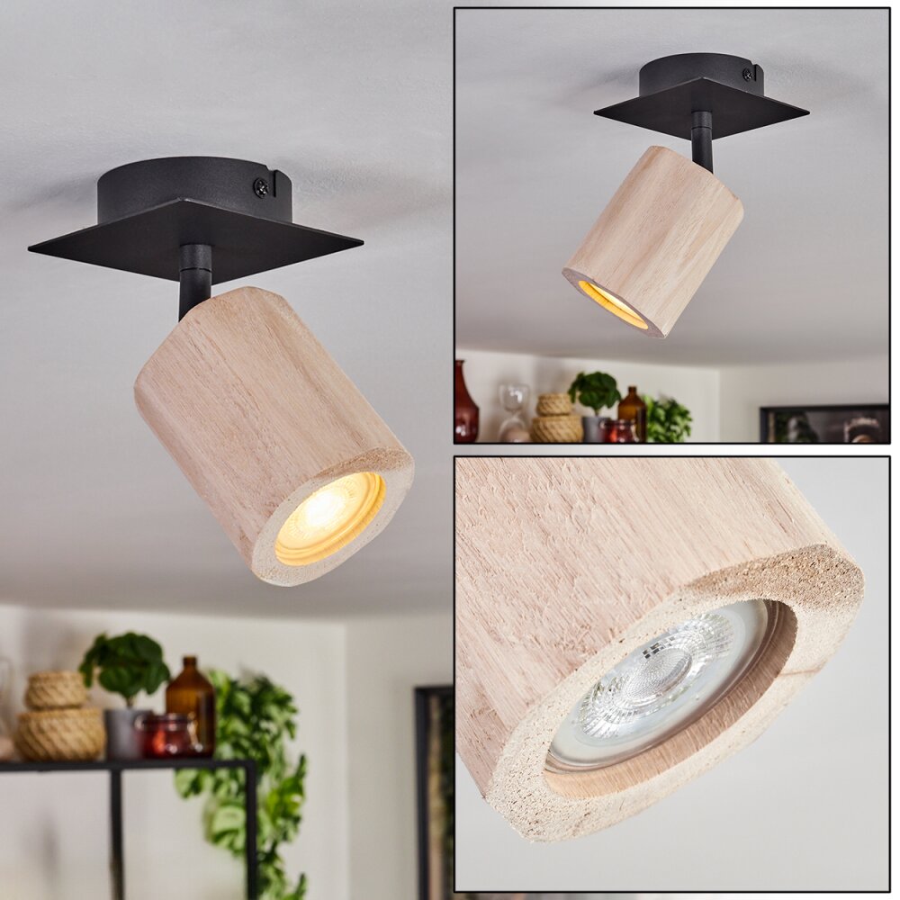 Plafonnier Postigo Noir, 1 lumière main product photo