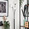 Lampadaire - Verre 10 cm Bernado Blanc, 3 lumières