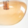 Plafonnier - Verre 10 cm, 12 cm, 15 cm Chehalis Ambre, Clair, Fumé, 10 lumières