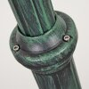 Réverbère Loria Vert, Noir, 3 lumières