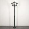 Réverbère Loria Vert, Noir, 3 lumières
