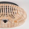 Plafonnier 50 cm Mulstrand Noir, 4 lumières, Télécommandes