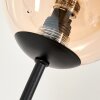 Lampadaire - Verre 10 cm Bernado Ambre, 6 lumières