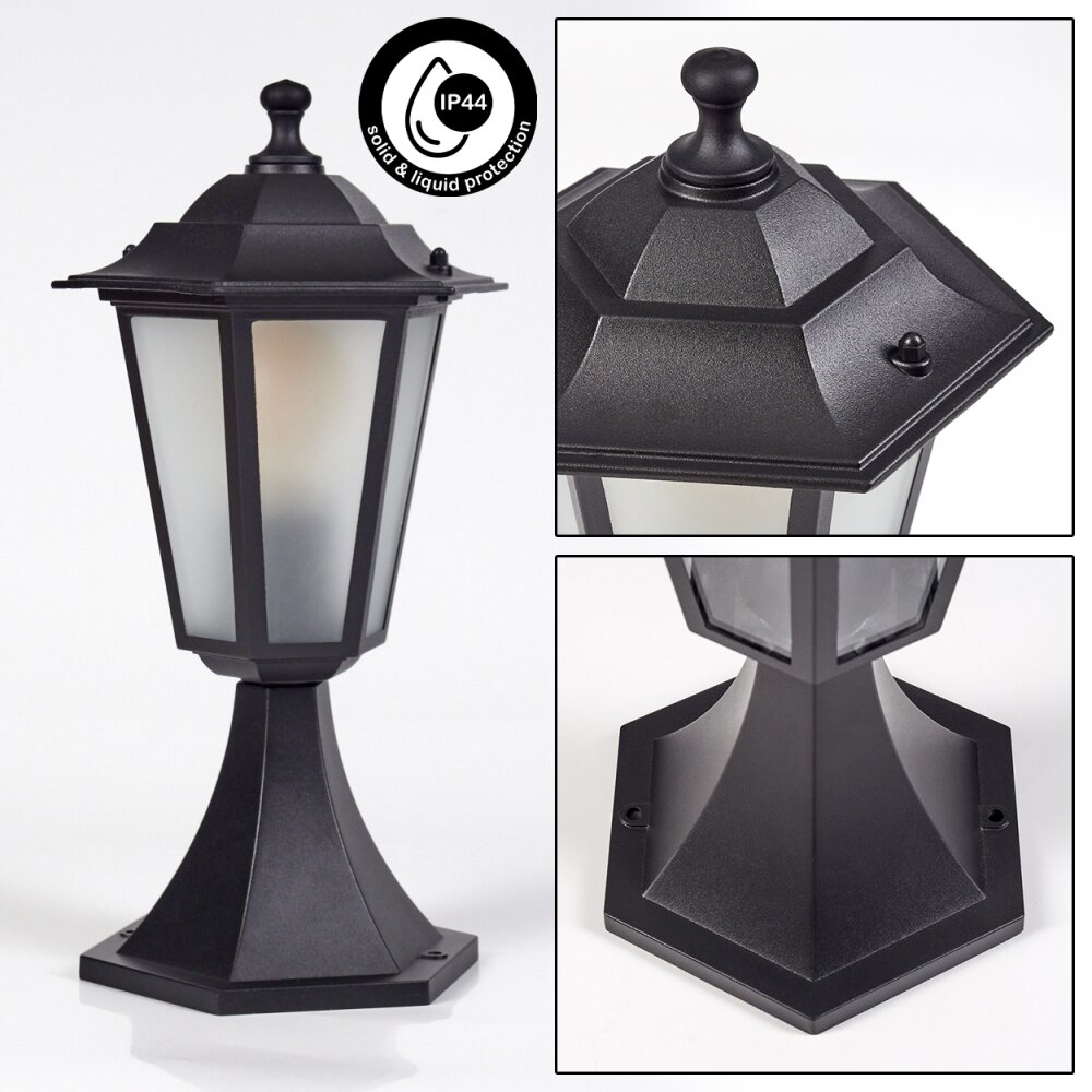 Borne lumineuse Loria Noir, 1 lumière main product photo