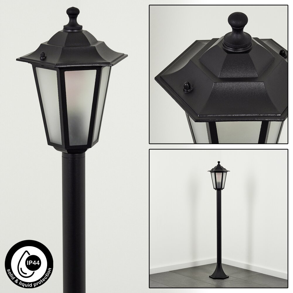 Borne lumineuse Loria Noir, 1 lumière main product photo