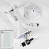 Borne lumineuse Loria Blanc, 1 lumière