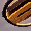 Plafonnier Cornol LED Écru, Noir, 1 lumière