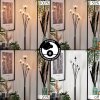 Lampadaire - Verre 10 cm Bernado Clair, 5 lumières