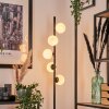 Lampadaire - Verre 10 cm Remaisnil Blanc, 5 lumières
