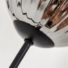 Lampadaire - Verre 12 cm Bernado Fumé, 3 lumières