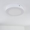 plafonnier extérieur Leto LED Blanc, 1 lumière