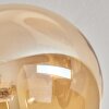 Plafonnier - Verre 15 cm Chehalis Ambre, 6 lumières