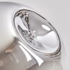 Suspension - Verre 30 cm Ripoll Chrome, Clair, 4 lumières