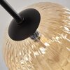 Plafonnier - Verre 12 cm, 15cm Chehalis Fumé, 6 lumières