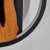 Applique murale Cornol LED Écru, Noir, 1 lumière