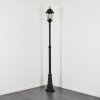 Réverbère Etoe Noir, 1 lumière