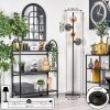 Lampadaire - Verre 15 cm Gastor Ambre, Fumé, 4 lumières