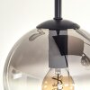 Plafonnier - Verre 15 cm Koyoto Clair, Fumé, 5 lumières