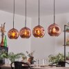 Suspension - Verre 25 cm Ripoll Cuivré, 4 lumières