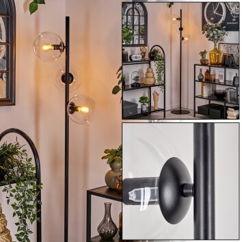 Lampadaire - Verre 15 cm Gastor Clair, 3 lumières Lampadaire - Verre 15 cm Gastor Clair, 3 lumières