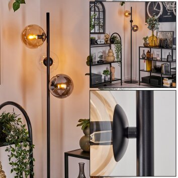 Lampadaire - Verre 15 cm Gastor Ambre, Clair, Fumé, 3 lumières