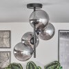 Plafonnier - Verre 15 cm Gastor Fumé, 4 lumières