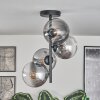 Plafonnier - Verre 15 cm Gastor Clair, Fumé, 4 lumières