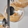 Plafonnier - Verre 15 cm Gastor Ambre, 4 lumières