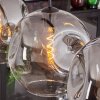 Suspension - Verre 30 cm Ripoll Clair, Fumé, 4 lumières