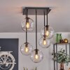 Plafonnier - Verre 15 cm Gastor Clair, 5 lumières