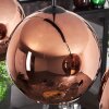Suspension - Verre 25 cm Koyoto Cuivré, 4 lumières