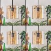 Suspension - Verre 20 cm Parane Ambre, 4 lumières