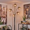 Lampadaire - Verre 15 cm Koyoto Ambre, Clair, 5 lumières