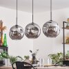 Suspension - Verre 30 cm Ripoll Fumé, 3 lumières