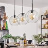 Suspension - Verre 30 cm Ripoll Clair, 3 lumières