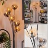 Lampadaire - Verre 15 cm Gastor Ambre, Clair, Fumé, 6 lumières