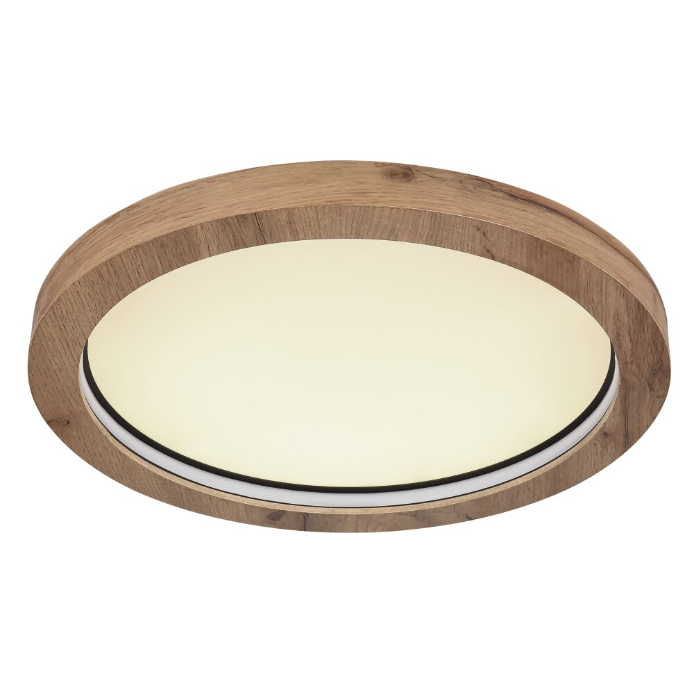 Plafonnier Globo BRANZA LED Noir, 1 lumière, Télécommandes main product photo