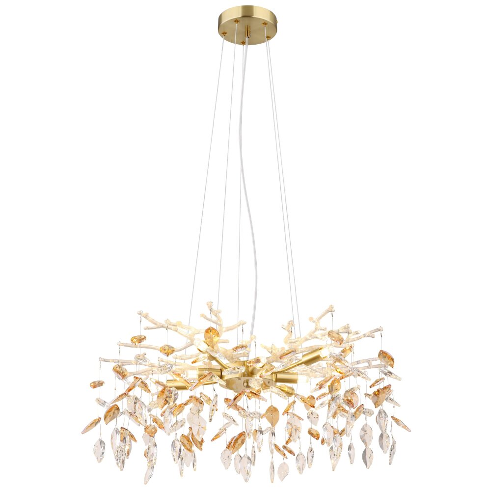 Lustre Globo DANNA Or, 8 lumières main product photo