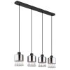 Suspension Globo HENDRY Noir, 4 lumières