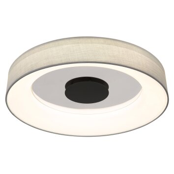Plafonnier Globo TERPSA LED Noir, Blanc, 1 lumière, Télécommandes Plafonnier Globo TERPSA LED Noir, Blanc, 1 lumière, Télécommandes